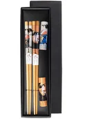 Zestawy do sushi - Zestaw drewnianych pałeczek z podstawkami Gift Box Geisha 22,5cm - 2 pary - Edo Japan - miniaturka - grafika 1