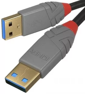 Lindy 36750 Kabel USB 3.0 typ A Anthra Line 0,5m LY-36750 - Kable USB - miniaturka - grafika 1