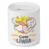 Skarbonki - Skarbonka 330 ml Dla Liwii Córki Dziecka z Nadrukiem ze Zdjęciem - miniaturka - grafika 1
