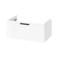 Szafki łazienkowe - Szafka łazienkowa pod umywalkę Senti Maletto 80 cm biały połysk - miniaturka - grafika 1