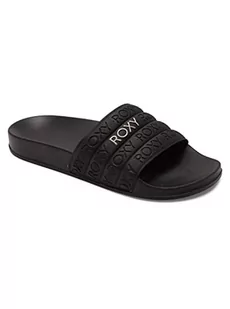 Roxy Slippy, sandały damskie, czarny, złoty, 36 EU - Sandały damskie - miniaturka - grafika 1