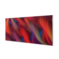 Dekoracje domu - Szklana płyta Kolorowe paski fraktale 120x60 cm - miniaturka - grafika 1