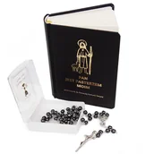Biżuteria dla dzieci - ZESTAW KOMUNIJNY: KSIĄŻECZKA + RÓŻANIEC + ETUI - miniaturka - grafika 1