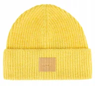Czapki damskie - ZIMOWA CZAPKA UNISEX WOOLK CIEPŁA Olaf żółty - miniaturka - grafika 1