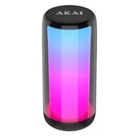 Głośniki przenośne - AKAI CS2 Glow, BT głośnik z oświetleniem LED - miniaturka - grafika 1