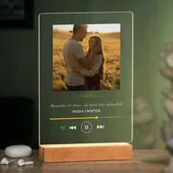 Ramki na zdjęcia - Lampka ramka XL z wydrukiem na szkle akrylowym i podświetleniem LED - miniaturka - grafika 1