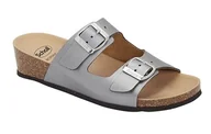 Sandały damskie - Scholl RIBEIRA, sandały damskie, Pewter, 38 EU, Pewter, 38 EU - miniaturka - grafika 1
