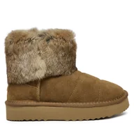 Buty dla dziewczynek - Śniegowce Patrizia Pepe PD941 Brązowy - miniaturka - grafika 1