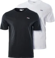 Koszulki męskie - Fila Koszulka męska BROD tee / double pack Biała+Czarna r. M - miniaturka - grafika 1