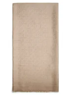 Apaszki i szaliki damskie - Calvin Klein Chusta damska Kobiety Sztuczne włókno brązowy wzorzysty, ONE SIZE - miniaturka - grafika 1