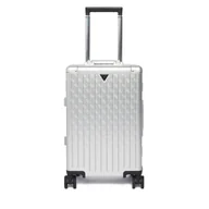 Walizki - Walizka kabinowa Guess Trunkshow TWHB98 77983 Srebrny - miniaturka - grafika 1