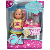 Lalki dla dziewczynek - Simba EVI ze szczeniaczkami 105733041 - miniaturka - grafika 1
