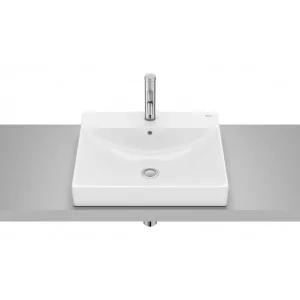 ROCA A32768L000 ONA Umywalka blatowa 50x45 cm z otworem na bateri? Fineceramic? - Umywalki - miniaturka - grafika 1