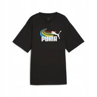 Koszulki i topy damskie - PUMA KOSZULKA GRAPHICS SUMMER SPORTS 62791301 r S - miniaturka - grafika 1