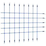 Pozostały sprzęt i akcesoria do ćwiczeń - VidaXL Lumarko Siatka do wspinania, 200x150 cm, niebieska 93175 VidaXL - miniaturka - grafika 1