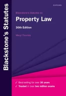 Książki obcojęzyczne o biznesie i marketingu - Blackstone's Statutes on Property Law - miniaturka - grafika 1