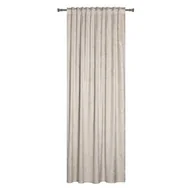 Zasłony - Zasłona z taśmą tunel DOHA 140 x 260 cm, kolor beżowy - miniaturka - grafika 1