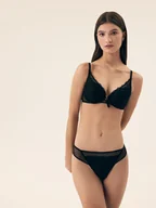 Biustonosze - Biustonosz push-up Verina Bloovii czarny 65C - miniaturka - grafika 1