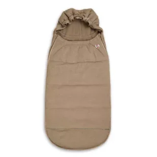 Lodger Śpiworek do wózka polarowy zimowy beżowy Teddy Fleece Beige - Akcesoria do wózków - miniaturka - grafika 1