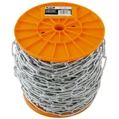 Łańcuchy i liny stalowe - ŁAŃCUCH DŁUGI D-2 4MM OCYNK METR - miniaturka - grafika 1