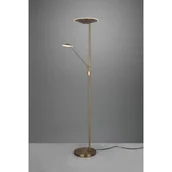 Lampy stojące - Trio Brantford 425610204 lampa stojąca podłogowa 2x30W LED 4000K złota - miniaturka - grafika 1