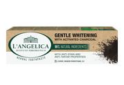 Pasty do zębów - L'Angelica L'Angelica Delikatne Wybielanie - naturalna wybielająca pasta do zębów z aktywnym węglem 75 ml - miniaturka - grafika 1