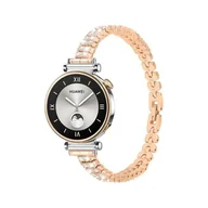 Akcesoria do smartwatchy - opaska pasek bransoleta DIAMONDS "8" Garmin GARMIN VENU 2S / VENU 3S / Vivoactive 4S / Huawei Watch GT 4 41mm ROSE GOLD - miniaturka - grafika 1