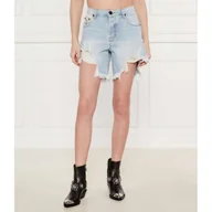 Spodenki damskie - One Teaspoon Jeansowe szorty Frankies Boyfriend fit low waist - miniaturka - grafika 1