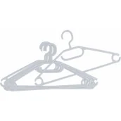 Wieszaki do szafy - Wieszak do ubrań obrotowy 5 szt. biały - miniaturka - grafika 1