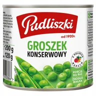 Pasztet i przetwory mięsne - Pudliszki Groszek konserwowy 200 g - miniaturka - grafika 1