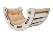 Leżaczki i huśtawki - Bujak z poduszką dla dzieci Duży bujaczek Montessori - miniaturka - grafika 1