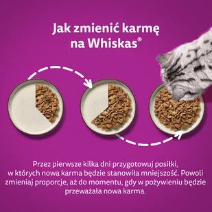 WHISKAS Adult saszetki 80 x 85 g Klasyczne Posiłki - mokra karma dla dorosłego kota, w sosie (kawałki z: wołowiną, kurczakiem, jagnięciną, drobiem) - Mokra karma dla kotów - miniaturka - grafika 9