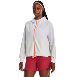 Kurtka damska Under Armour Woven FZ Jacket - Kurtki i kamizelki sportowe damskie - miniaturka - grafika 1