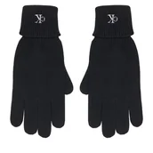 Rękawiczki - Rękawiczki Damskie Calvin Klein LV14F8021G Czarny - miniaturka - grafika 1