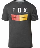 Koszulki męskie - Fox koszulka Frontier Ss Tech Tee Heather Black 243) rozmiar M - miniaturka - grafika 1