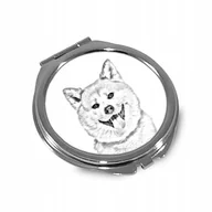 Lusterka do makijażu - Akita Inu Lusterko kieszonkowe składane do torebki - miniaturka - grafika 1