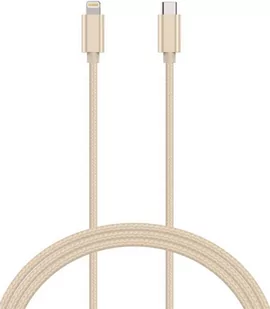 Kanex DuraBraid - Kabel połączeniowy USB-C (Power Delivery) na Lightning MFi 1,2 m (Gold) 815387022923 - Kable USB - miniaturka - grafika 1