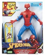 Figurki dla dzieci - Figurka SpiderMan 34cm Strzela Figurka SpiderMana Hasbro - miniaturka - grafika 1