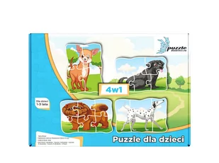 Puzzle dla dzieci Pieski 02 Progresywne - Puzzle - miniaturka - grafika 1