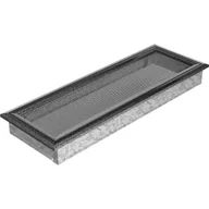 Kratki wentylacyjne - Parkanex kominkowa Oskar czarno-srebrna 17x49 kratki - miniaturka - grafika 1