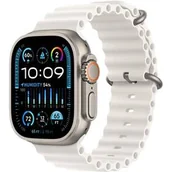 Smartwatch - Apple Watch Ultra 2 GPS + Cellular 49mm Tytan Ocean Biały - miniaturka - grafika 1