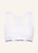 Biustonosze - Calvin Klein Biustonosz Bustier Icon Cotton Modal weiss - miniaturka - grafika 1