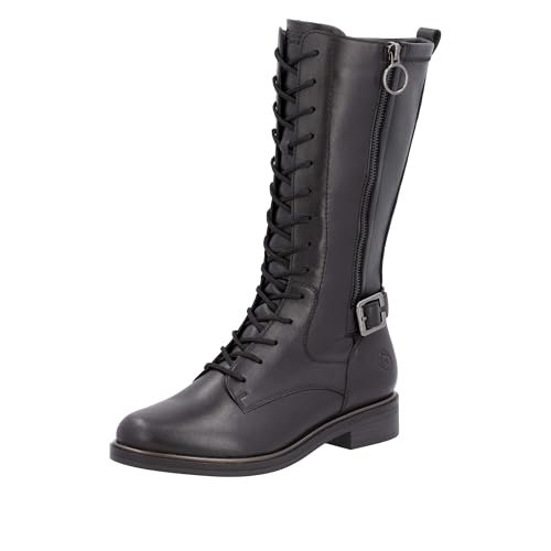 Remonte Damskie botki D8390, czarne, 42 EU, czarny, 42 EU