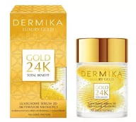 Serum do twarzy - DERMIKA Luxury Gold 24k Luksusowe serum 3D 60 g - miniaturka - grafika 1