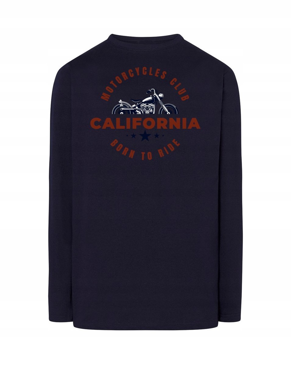 Longsleeve nadruk California Born to Ride r.4XL