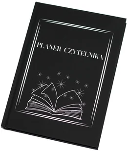NOWOŚĆ! PLANER CZYTELNIKA CZARNY OKŁADKA TWARDA A5 KREATYWNY PRODUKT POLSKI - Planery - miniaturka - grafika 1