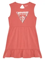 Sukienki i spódniczki dla dziewczynek - Guess Sukienka codzienna K5GK22 K6YW4 Koralowy Regular Fit - miniaturka - grafika 1