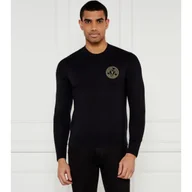 Swetry damskie - Versace Jeans Couture Sweter z dodatkiem kaszmiru - miniaturka - grafika 1