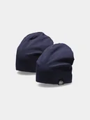 Czapki damskie - 4F Czapka dwustronna beanie HJL22-JCAM001 granat - miniaturka - grafika 1