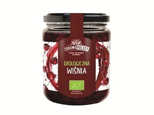 Zdrowopolscy Ekologiczna Wiśnia 260g - Konfitury, marmolady, powidła - miniaturka - grafika 1